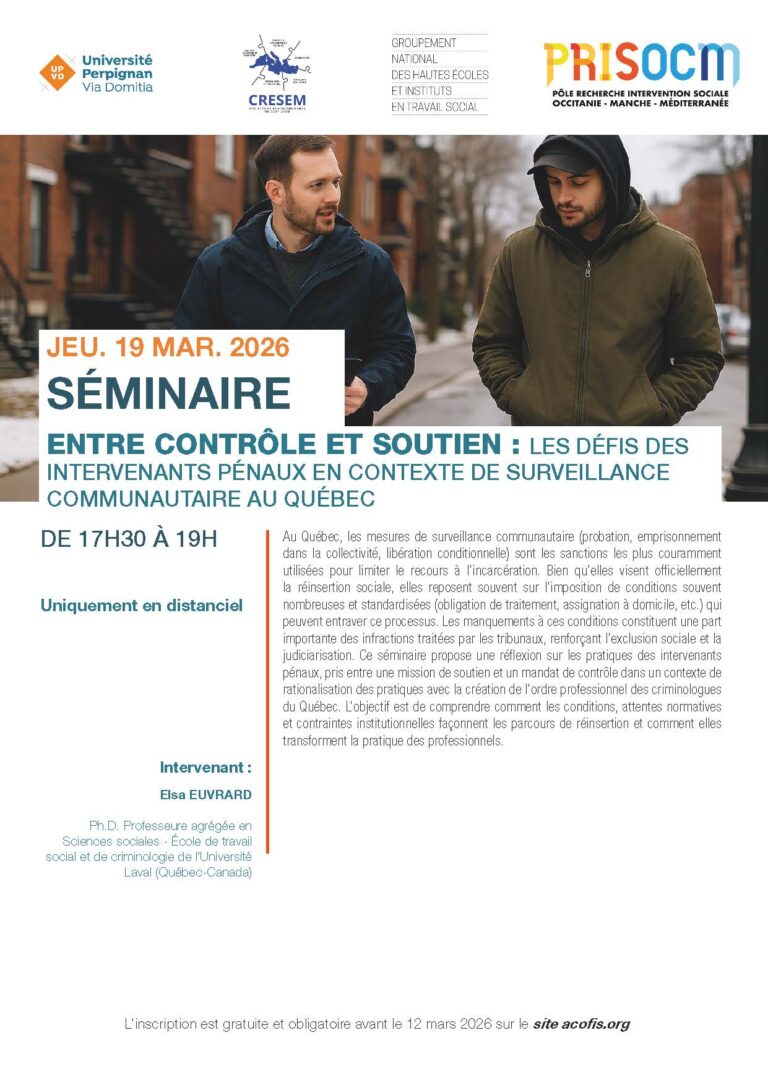 Séminaire CRESEM-GNHEITS du Jeudi 19 mars 2026
