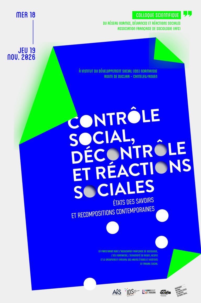 Contrôle social, décontrôle et réactions sociales